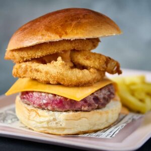 Fried Onion Smash Burger