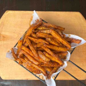 homemade sweet potato fries medium